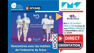 Rediffusion du webinaire autour des métiers de lindustrie du futur chez PIRIOU FRANCE à Concarneau [upl. by Gilford]