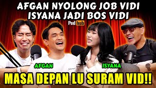 ISYANA KETEMU AFGAN VIDI MINGGIR DULU YA MAAF‼️ LOE BUKAN PENYANYI🤣  Vidi Isyana Afgan [upl. by Airdnax412]