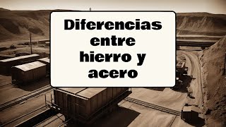 Diferencias entre hierro y acero [upl. by Aicinod]