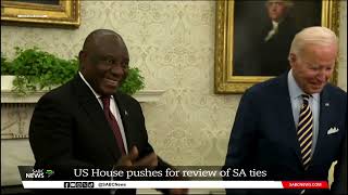 SAUS Relations  US House Bill seeks review of relationship with SA [upl. by Hsekar250]