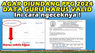 Gampang Pemutakhiran Data PPG 2024 Ikuti Ini dan Akan Terpanggil [upl. by Assirolc]