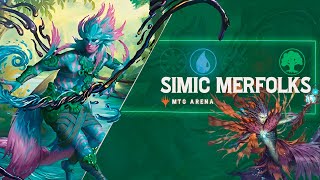 🔵🟢SIMIC MERFOLK → O PODER DOS MARES MTG Arena HISTORIC [upl. by Schlenger]