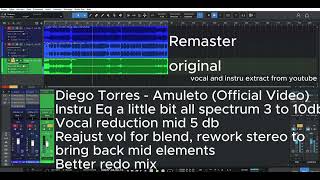 Diego Torres  Amuleto Official Video Original vs Remaster [upl. by Edva]