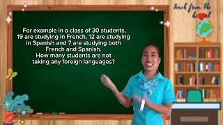 Grade 7 MathQ1L3Problems Involving Sets NACIONAL Teaching Vlog [upl. by Christa354]