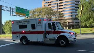 Montgomery County MCFRS Ambulance 733 Transporting [upl. by Idalla]