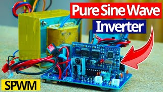 DIY Pure Sine Wave Inverter Making At Home  SPWM IPS EGS002  IPSUPS [upl. by Aydin920]