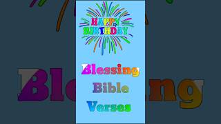 Birthday Blessings Bible verses  Happy Birthday  Bible verse [upl. by Noda641]