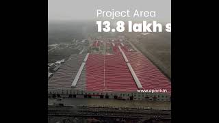 India’s Largest Float Glass Manufacturing Plant By EPACK PREFAB in Belagavi Karnataka [upl. by Aldercy]