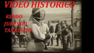 video de la armada imperial japonesa 1930 Jukendo Tankendo Kendo a través de un Documento Histórico [upl. by Xel]