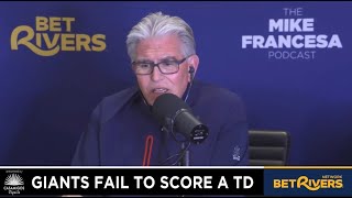 Giants Cant Solve Dallas D  Francesa Postgame Reaction  Giants Losing Winnable Games [upl. by Goer]