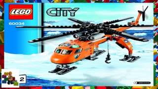 LEGO instructions  City Arctic  60034  Arctic Helicrane Book 2 [upl. by Anitnerolf]