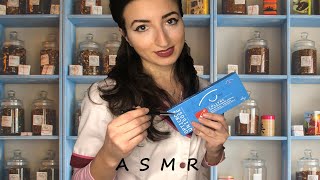 ASMR 🎧 ROLEPLAY PHARMACIENNE💊 Je note sur les boites ✒️ [upl. by Buchheim]