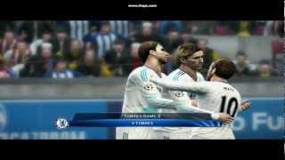 Fernando Torres Goal vs Barcelona  PES 2013 remake [upl. by Neely]