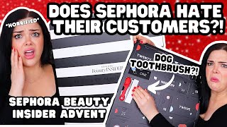 VIRAL SEPHORA ADVENT CALENDAR IS HORRIBLE  Sephora Beauty Insider Advent Unboxing [upl. by Eilahs]