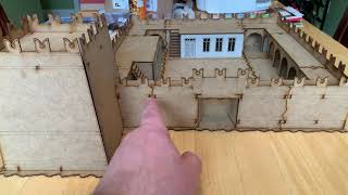 Video 218 Sarissa Precision 28mm Desert Fort [upl. by Lirrad]