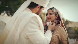 Saboor Ali weds Ali Ansari wedding highlights [upl. by Einnalem]