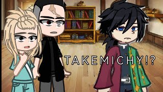 Past tokyo revengers react to takemichi Future as Giyuu Tomioka  PART 13  🇺🇸🇲🇽 [upl. by Dnalloh]