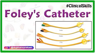 Foleys catheter  Parts Technique and indications  Clinical skills [upl. by Enneyehc360]