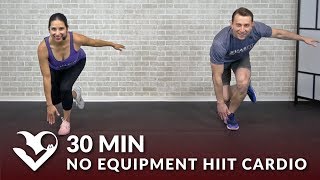 30 Minute No Equipment HIIT Cardio Workout  30 Min Tabata HIIT at Home No Equipment Cardio Workouts [upl. by Secundas408]