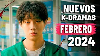 7 KDramas Coreanas MÁS POPULARES PARA VER en FEBRERO 2024 [upl. by Cyrus]