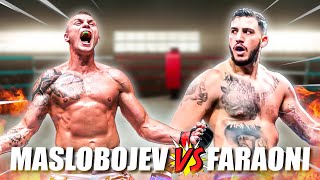 MASLOBOJEV IMPAZZISCE CONTRO FARAONI DURANTE LO SPARRING 😱🥊 [upl. by Shadow]