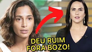 Camila Pitanga foi CALADA ao vivo por Jornalista e o clima ESQUENTOU [upl. by Haman]