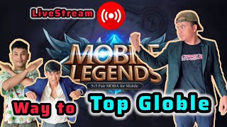 RANKED  Bong K Former Top Globle Way to glory mlbb livestream [upl. by Adnylg]