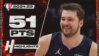 Luka Doncic CAREERHIGH 51 PTS Full Highlights vs Clippers 🔥 [upl. by Ashia]