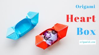 How to Make Origami Heart Box [upl. by Nader]