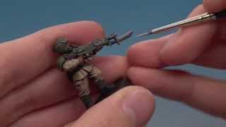 Warhammer 40000 How to Paint Cadian Shock Troops [upl. by Ennayt889]