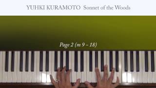 Yukhi Kuramoto Sonnet of the Woods Piano Tutorial [upl. by Fox]