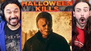 HALLOWEEN KILLS TRAILER REACTION Michael Myers  Jamie Lee Curtis  2021 Official [upl. by Londoner70]