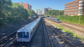 MTA Metro North RailRoad AM Rush Hour Action  Mott Haven Junction M3A M7A M8 P32 [upl. by Nyleimaj936]