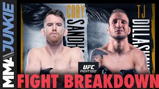 Cory Sandhagen vs TJ Dillashaw prediction  UFC on ESPN 27 breakdown [upl. by Yenterb]