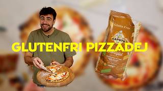 VERDENS BEDSTE PIZZADEJ Glutenfri  Jons Madklub [upl. by Alikat]