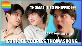 Reacting To ICONIC BL COUPLES THOMASKONG THOMAS IS SO WHIPPED [upl. by Ailecnarf]