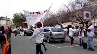 Saintes  manifestation de la maison de retraite de SaintAgnant [upl. by Arod201]