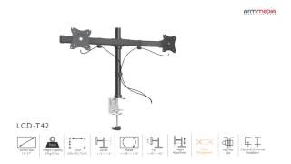 Настольный кронштейн для мониторов ARM MEDIA LCDT42 [upl. by Mirelle320]