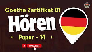 Goethe Zertifikat B1 Hören Exam  Paper  14  Hören mit Antworten  GermanSamosa  hörenb1 [upl. by Ennairrek]