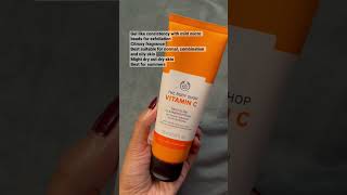 THE BODY SHOP VITAMIN C DAILY GLOW CLEANSING POLISH  GOOD FACE WASH FOR NORMAL COMBN TO OILY SKIN [upl. by Nalad]