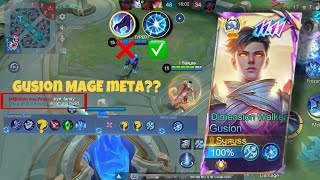 Gusion ‘VENGEANCE’ too much OP Mid Lane GusionNEW META Smooth Reflex Fast Combos Accuracy💯 [upl. by Nylikcaj923]