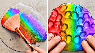 DIY Slime And Fidget Toy Creations ✂️👾 🌟 Satisfying Crafting Bliss [upl. by Ecirbaf]