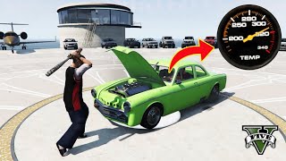 GTA 5  Can a car engine Overheat [upl. by Campball]