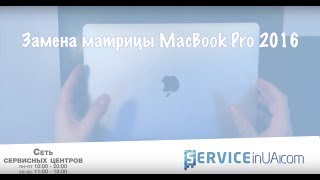 Замена дисплея матрицы MacBook Pro 2016 A1706A1708  retina display replacement [upl. by Jaala]