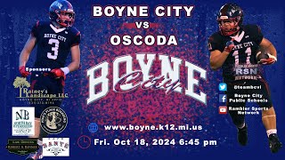 RSN Presents Boyne City vs Oscoda Football 101524 [upl. by Kirshbaum563]