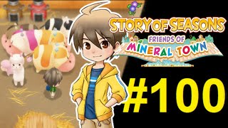 STORY OF SEASONS Friends of Mineral Town  Random 100  Terminando el Verano [upl. by Tremann]