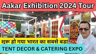 Aakar exhibition 2024 greater noida all information aakar expo greater noida  tent decor Asia 2024 [upl. by Atinauj]