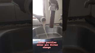 water purifier pre filter change satisfying waterpurifier best shortsvideo ytshorts [upl. by Viridi]