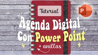 Agenda Digital con POWER POINT para tablet Android y iPad  ANILLAS  Tutorial en español [upl. by Atlante886]