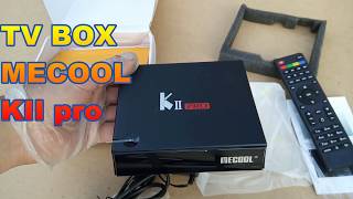 TV BOX Mecool kll pro DVBT2 и S2DVBT2DVBS2 Android 71 [upl. by Scholem]